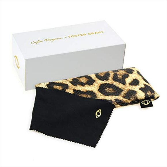 Plastic Cat Eye Sunglasses with UV Protection and Case main image 5